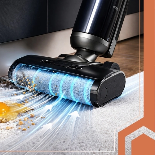 Forgókefés henger az alapos takarításhoz