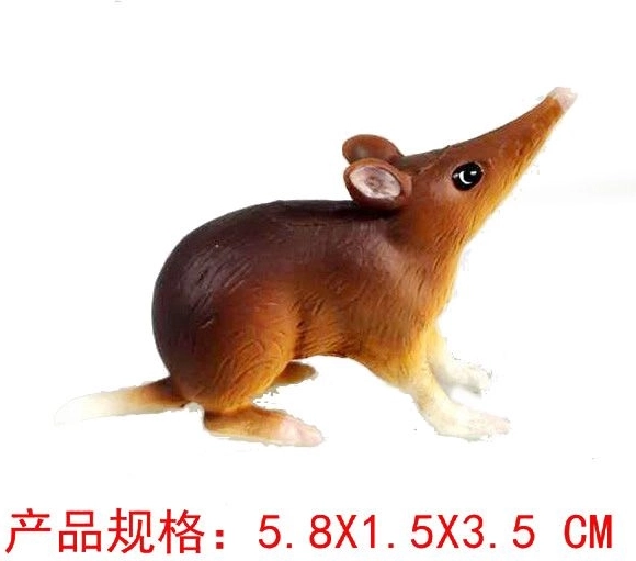 Szomáli Elefántcickány Egér Figurka 6 cm