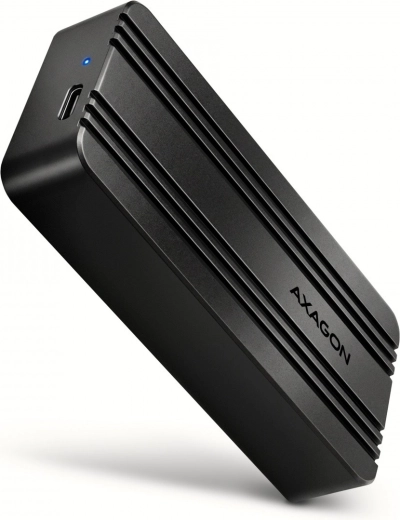 Axagon EEM2-40G Armored külső, alumínium USB4 ház M.2 NVMe SSD-hez 40 Gb/s