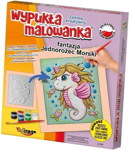 Domború festés Fantázia – narvál a Mirage Hobbytól