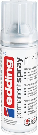 Edding 5200 akril fixáló spray, fényes, átlátszó