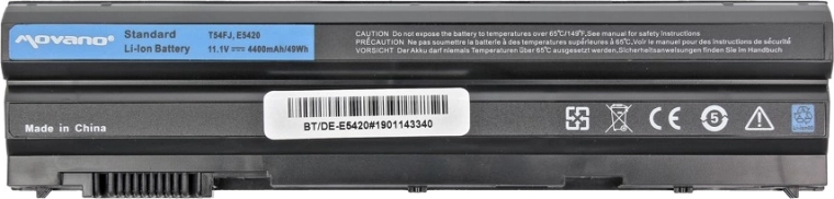 Megbízható üzemidő 4400 mAh / 49 Wh