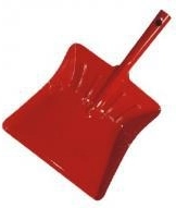 Vörös lakkozású szemétlapát
