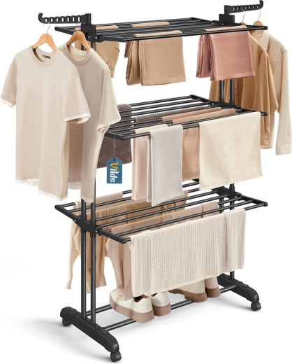 Háromszintes kapacitás 24 m szárítófelülettel