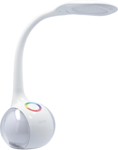RETLUX asztali LED-lámpa RGB háttérvilágítással
