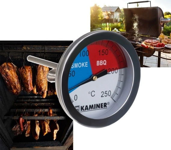 Grill- és füstölőhőmérő