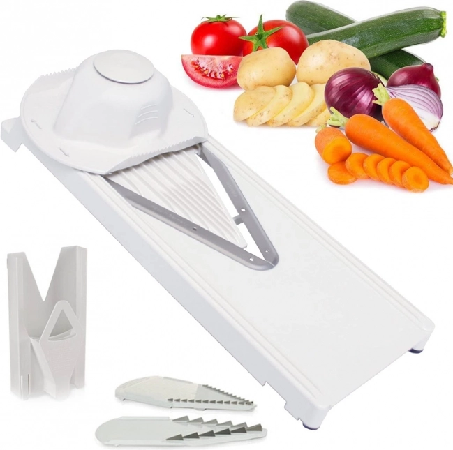 Multifunkcionális zöldség- és gyümölcsszeletelő 3 az 1-ben