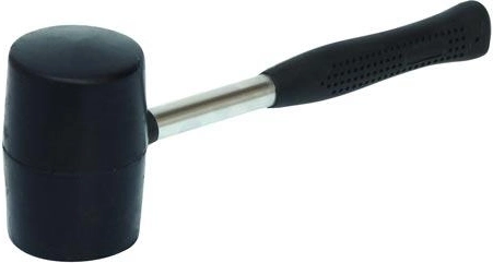 Gumi kalapács 453 g, 55 mm fejátmérő, fém nyéllel