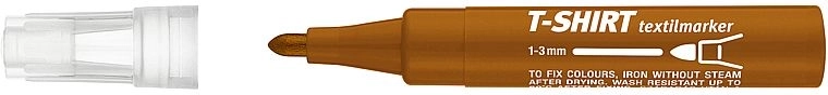 Barna textilfilc kerek heggyel, 1–3 mm