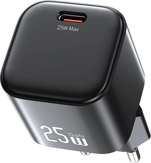 25 W gyorstöltés USB‑C-n keresztül
