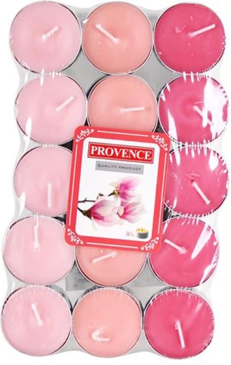 Provence magnólia illatú teamécses, 30 db