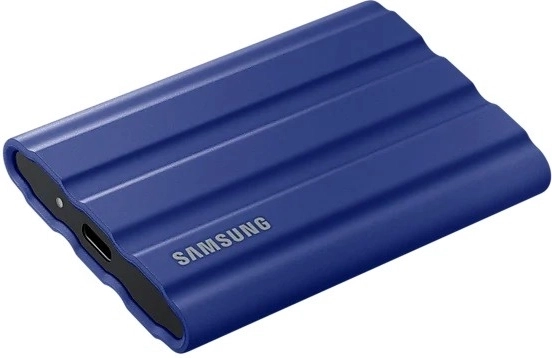T7 Shield 1TB USB 3.2 SSD, kék