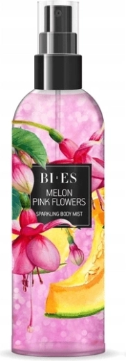 Csillogó testpermet BI-ES Melon Pink Flowers 200 ml
