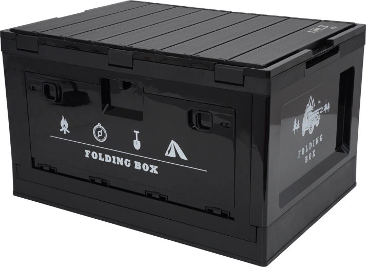 Összecsukható tároló doboz fedéllel és asztalfunkcióval 50 l NILS CAMP