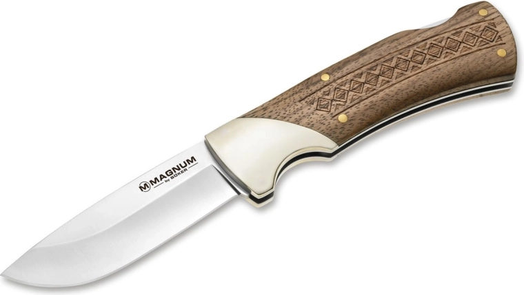 Magnum Woodcraft zsebkés 8,8 cm, fa markolat