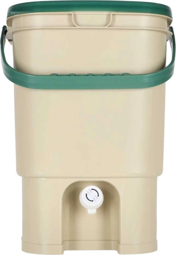 Kényelmes komposzttea-leeresztés