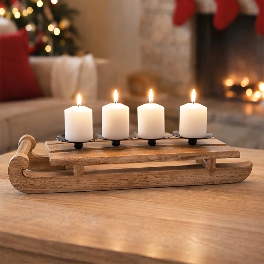 Adventi dekoráció négy gyertyához