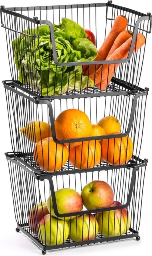 Egymásra rakható rendszerező a helytakarékosságért