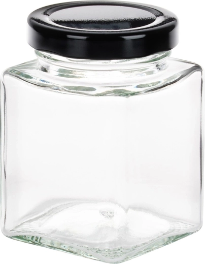 Minőségi, tiszta üveg és tömítő kupakok