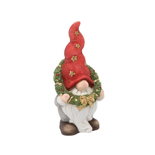Arany masnival díszített koszorú