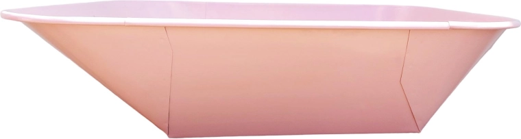 60 l-es építőtalicska pótteknő, rózsaszín, pöttyözött