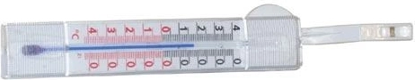 Öntapadós ablak hőmérő, 14 cm, műanyag, fehér