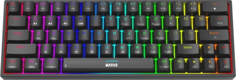 Hot-swap kapcsolók és RGB háttérvilágítás