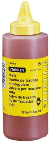 Jelölő por 115 g piros STANLEY