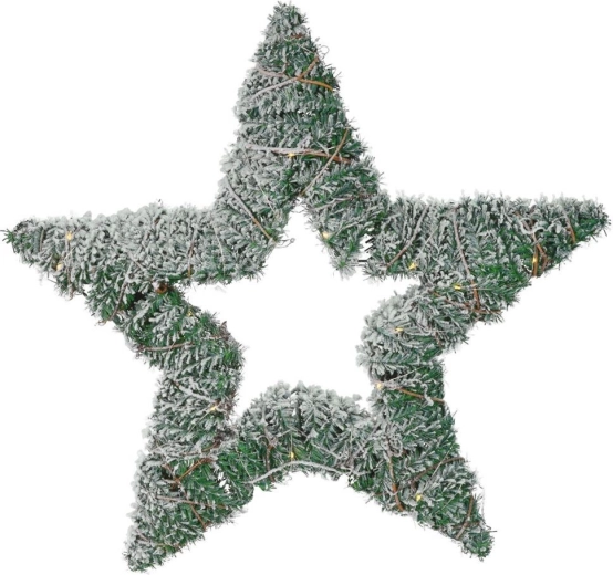 Élethű, havas ágacskák utánzata