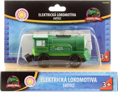 Vláčky Max zöld elektromos mozdony
