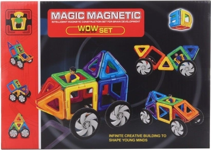 Mágneses építőkészlet gyermekeknek 16 db