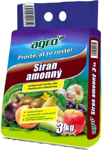 Ammónium-szulfát műtrágya 3 kg AGRO