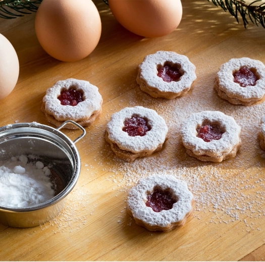 Tiszta kivágás linzerhez és díszítéshez