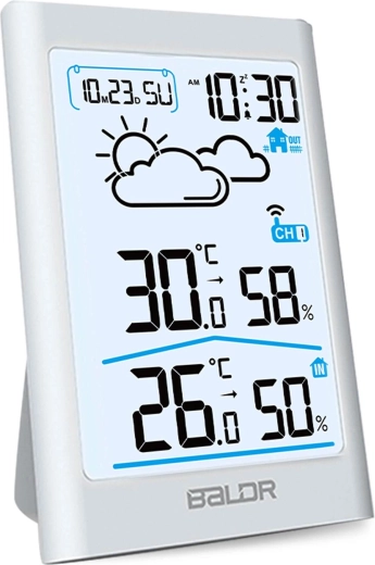 Fényes, háttérvilágítású LCD a gyors olvasáshoz