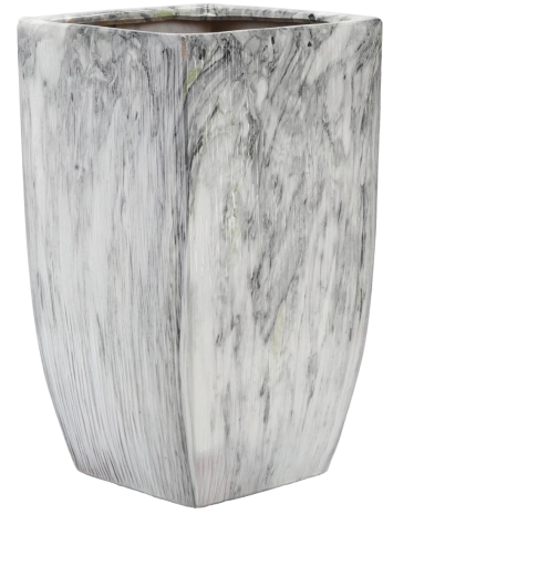 Lindon GARDEN LINE kerámia kaspó márványhatással 32,5 × 32,5 × 56 cm