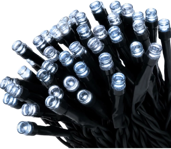 Retlux karácsonyi LED fényfüzér 500 LED-del, hideg fehér fénnyel