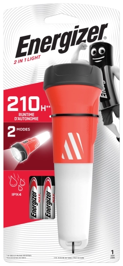 Energizer 2 az 1-ben kézi kempinglámpa és éjszakai fény - 1 db