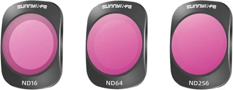 Sunnylife ND16, ND64 és ND256 ND szűrőkészlet DJI Pocket 3-hoz