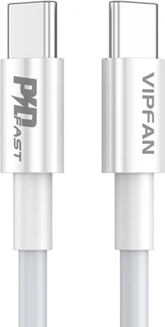 USB-C - USB-C Vipfan P02 kábel 1 m fehér