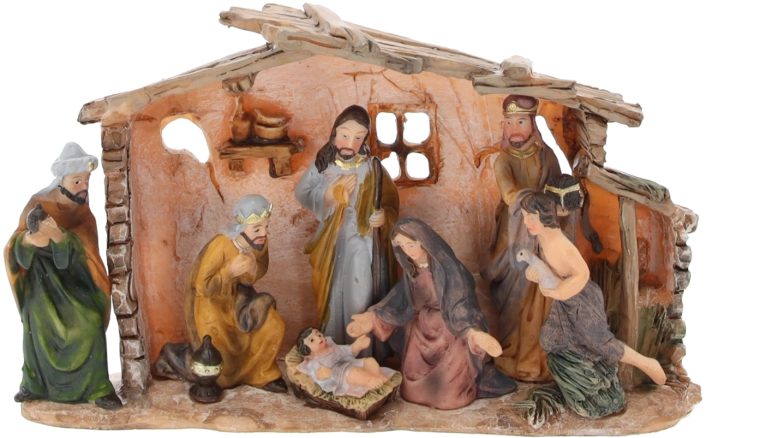 Részletgazdag, kézzel festett figurák