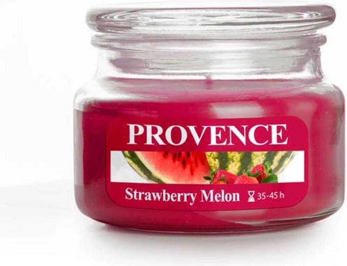 Illatgyertya üvegben PROVENCE eper és görögdinnye 200 g