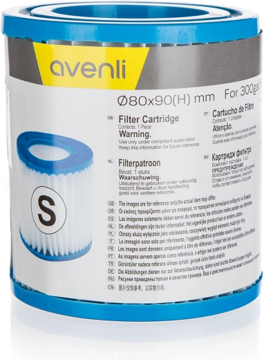 S méret Ø80 × 90 mm kompakt szűrőkhöz