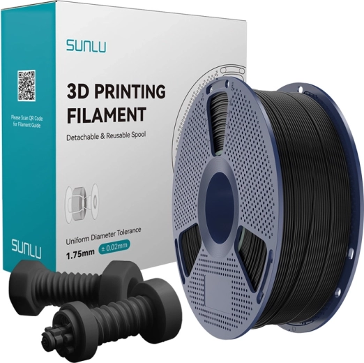 Nagysebességű ABS filament Sunlu – fekete