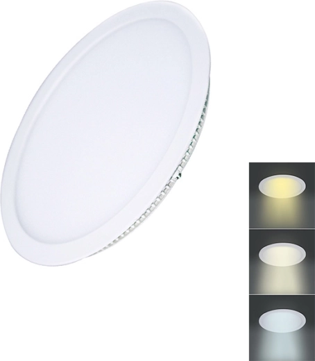 Solight LED mini panel CCT süllyesztett kerek 6 W