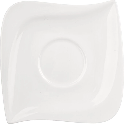 MONA Musica porcelán csészealj, négyzet alakú 13,7 × 13,7 cm
