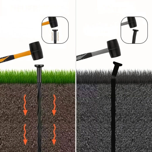 Egyszerű telepítés kalapáccsal