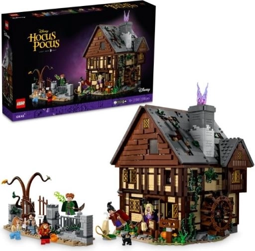 LEGO Ideas Disney Hókusz pókusz: a Sanderson nővérek kunyhója