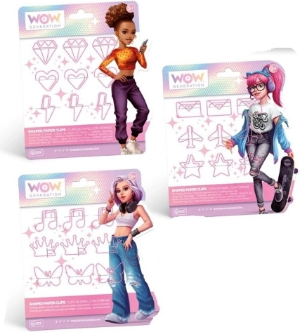 WOW GENERATION 9 darabos kapcskészlet füzetekhez és jegyzetfüzetekhez