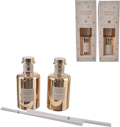 Karácsonyi pálcikás aroma diffúzor fehér 125 ml (2 féle, vegyes)