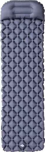 NILS CAMP NC4006 integrált párnával ellátott felfújható túramatrac, szürke